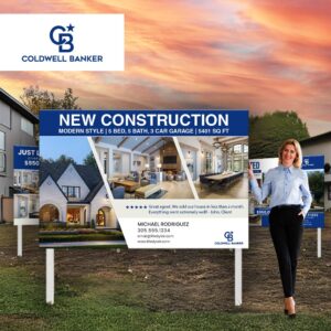 Coldwell Banker Large Lot Signs